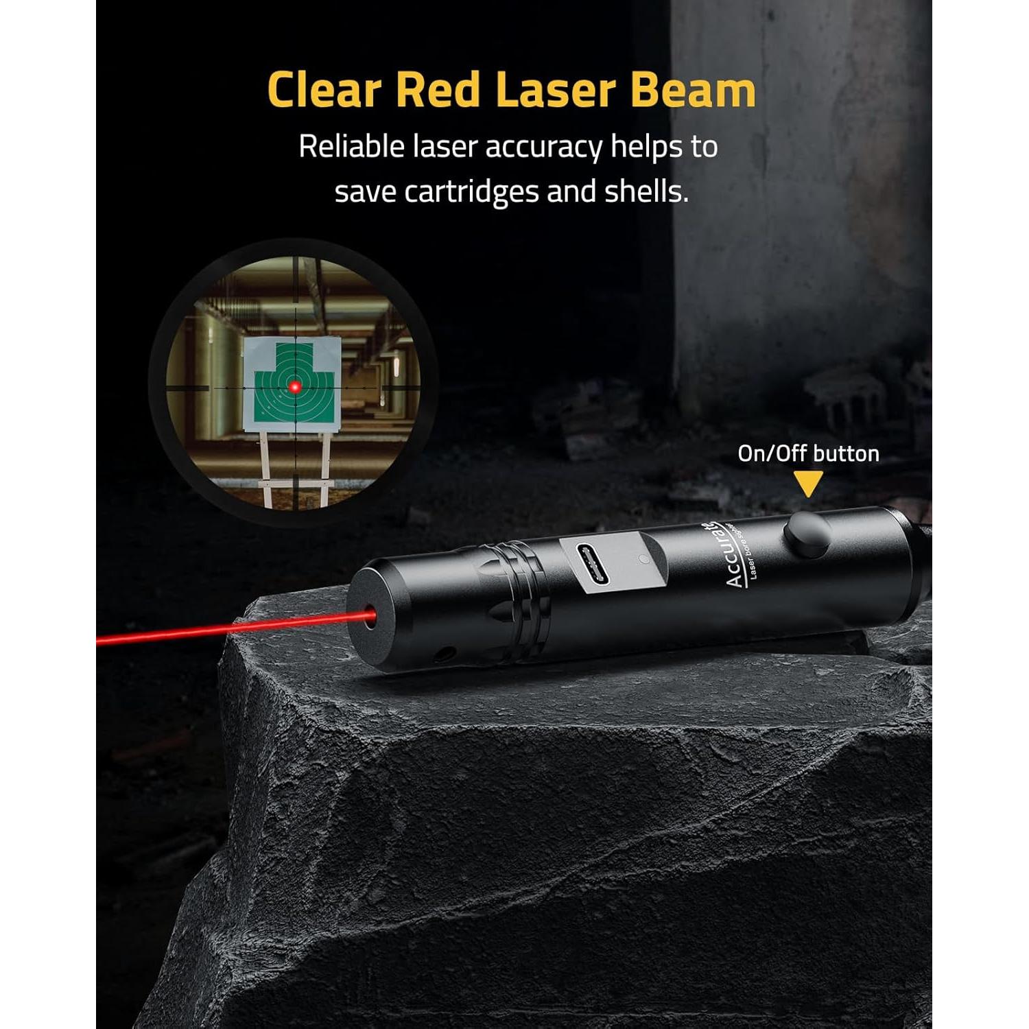 Kit de láser de puntería CVLIFE con 64 adaptadores