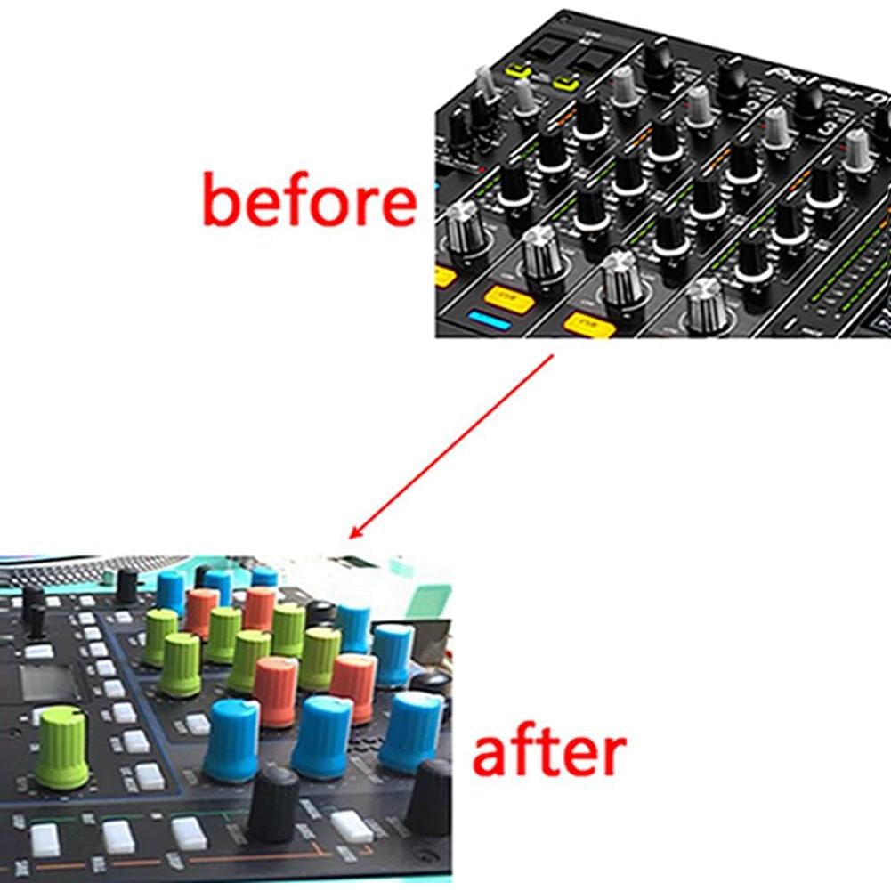 5 Perillas EQ Rojas para Controlador DJ Pioneer DDJ-SX