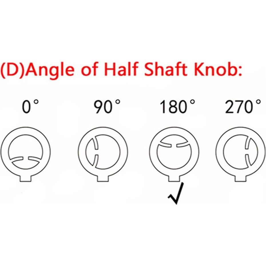 5 Perillas EQ Rojas para Controlador DJ Pioneer DDJ-SX