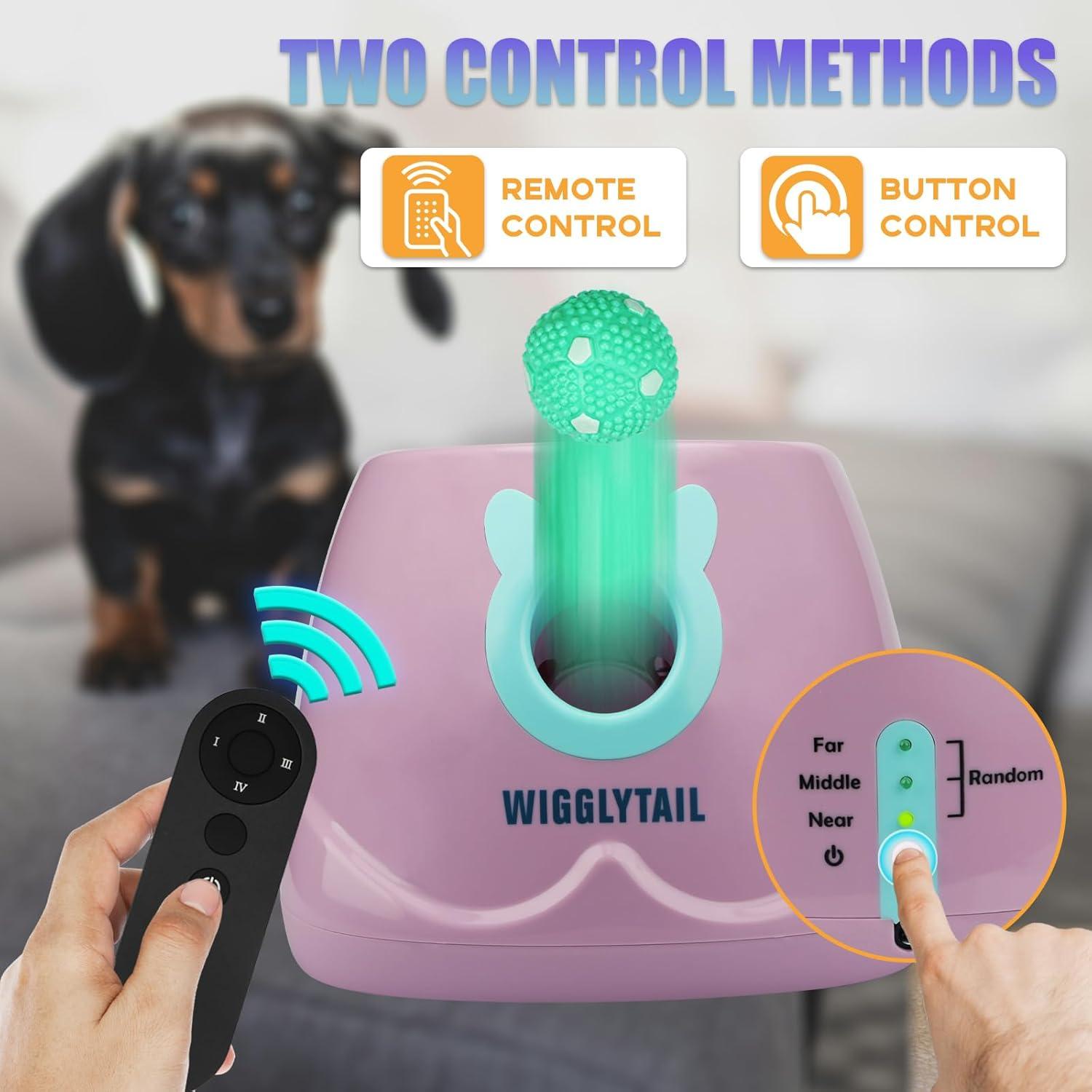 Lanzador Automático de Pelotas para Perros WDBL-001 Rosa