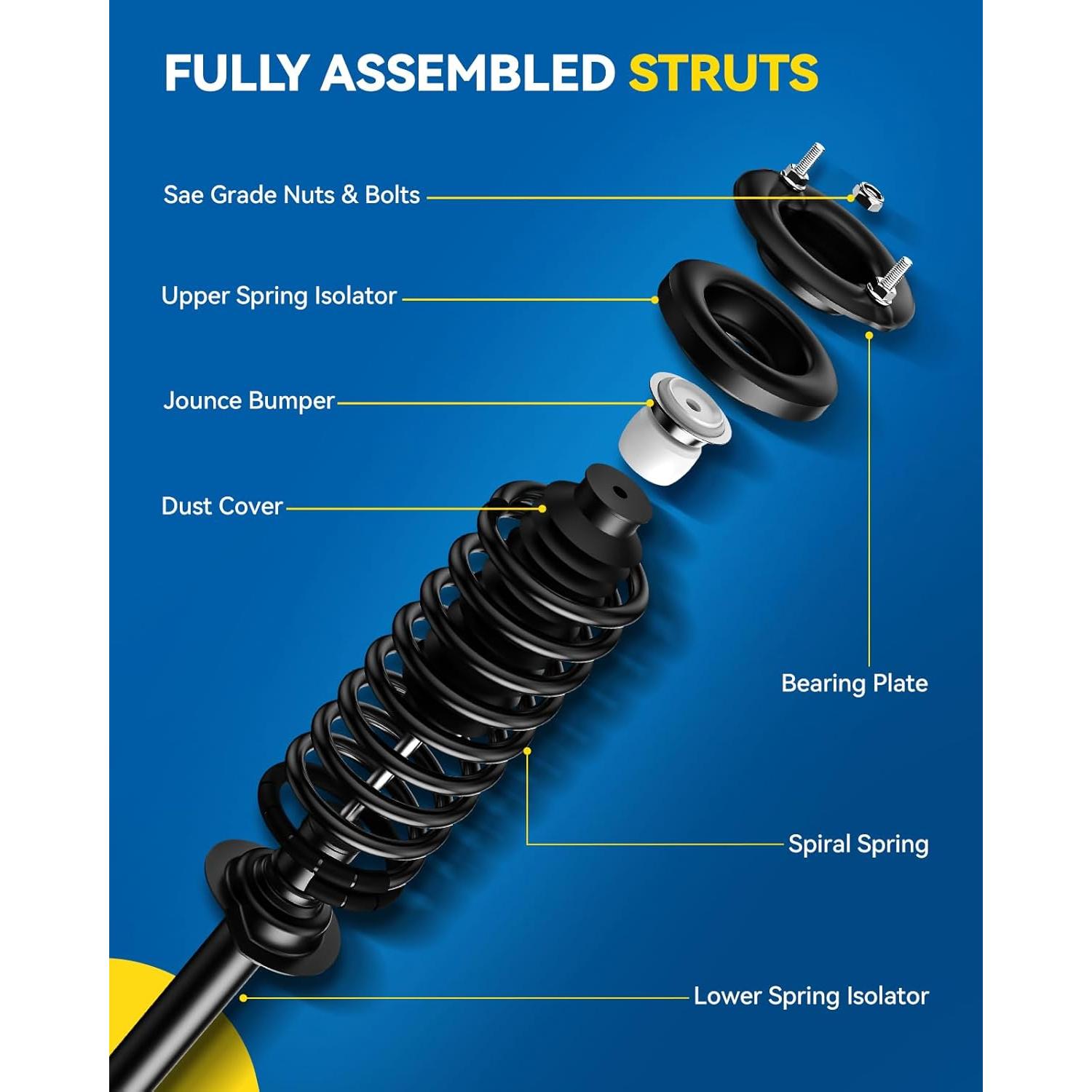 Amortiguadores Completos PHILTOP para Chevrolet Camaro 2013-2015