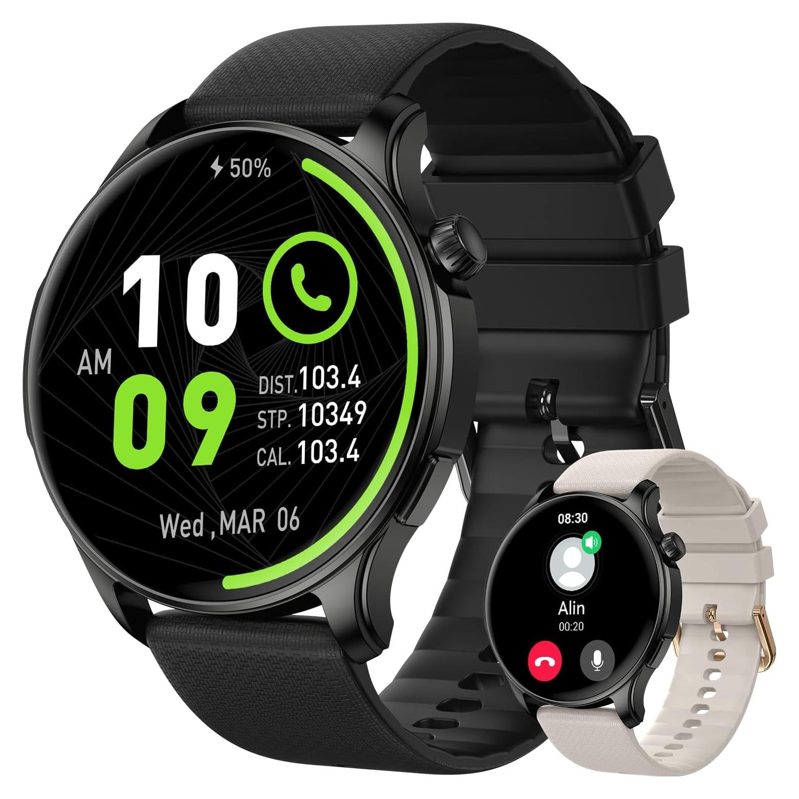 Reloj Inteligente Fitness S67 Negro - Monitor Cardíaco y Llamadas