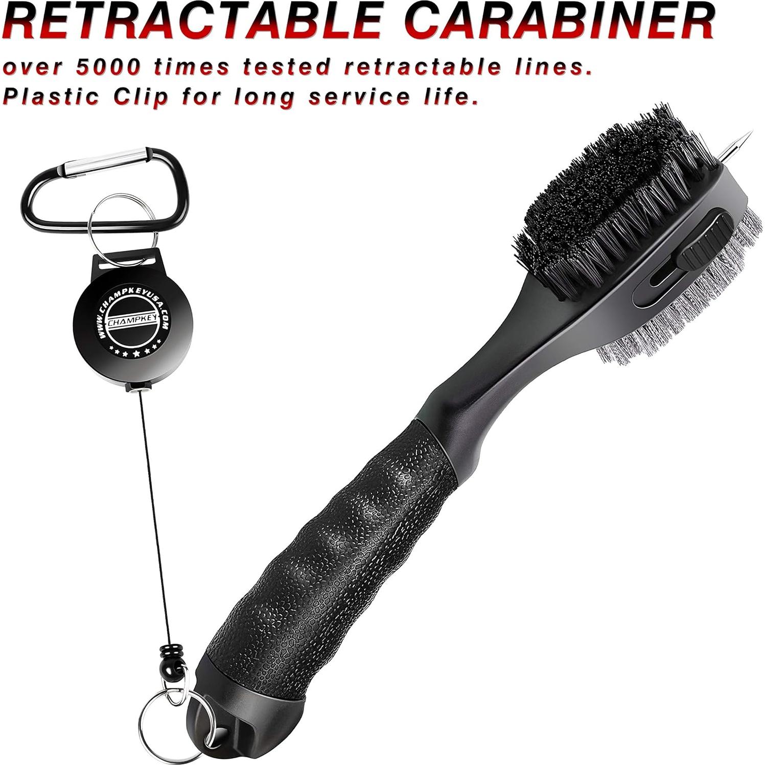 Cepillo de Golf Retráctil Champkey Pro | Cabezal Grande y Ergonomía