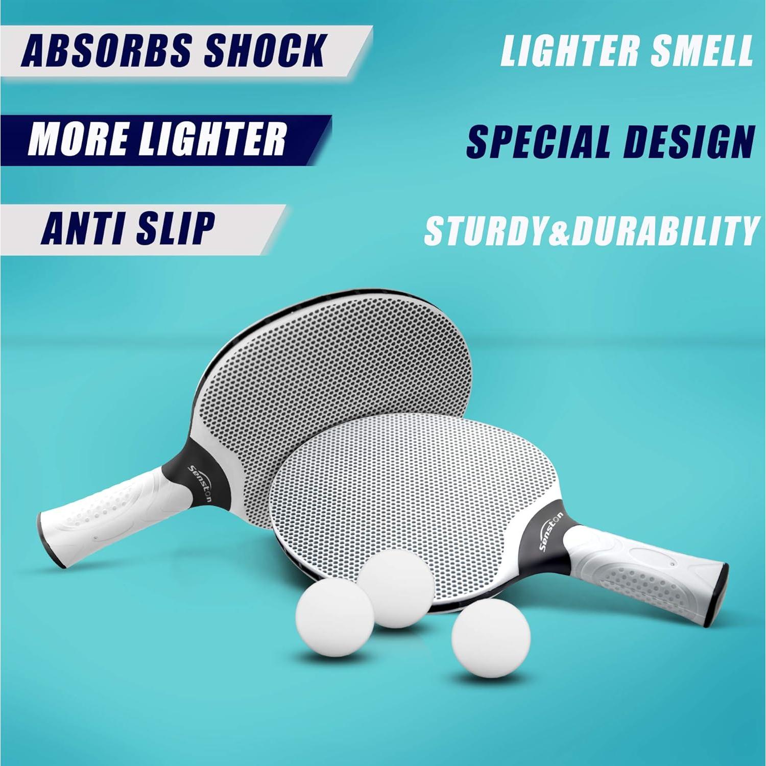 Set de 4 Palas de Tenis de Mesa Senston - Goma Profesional