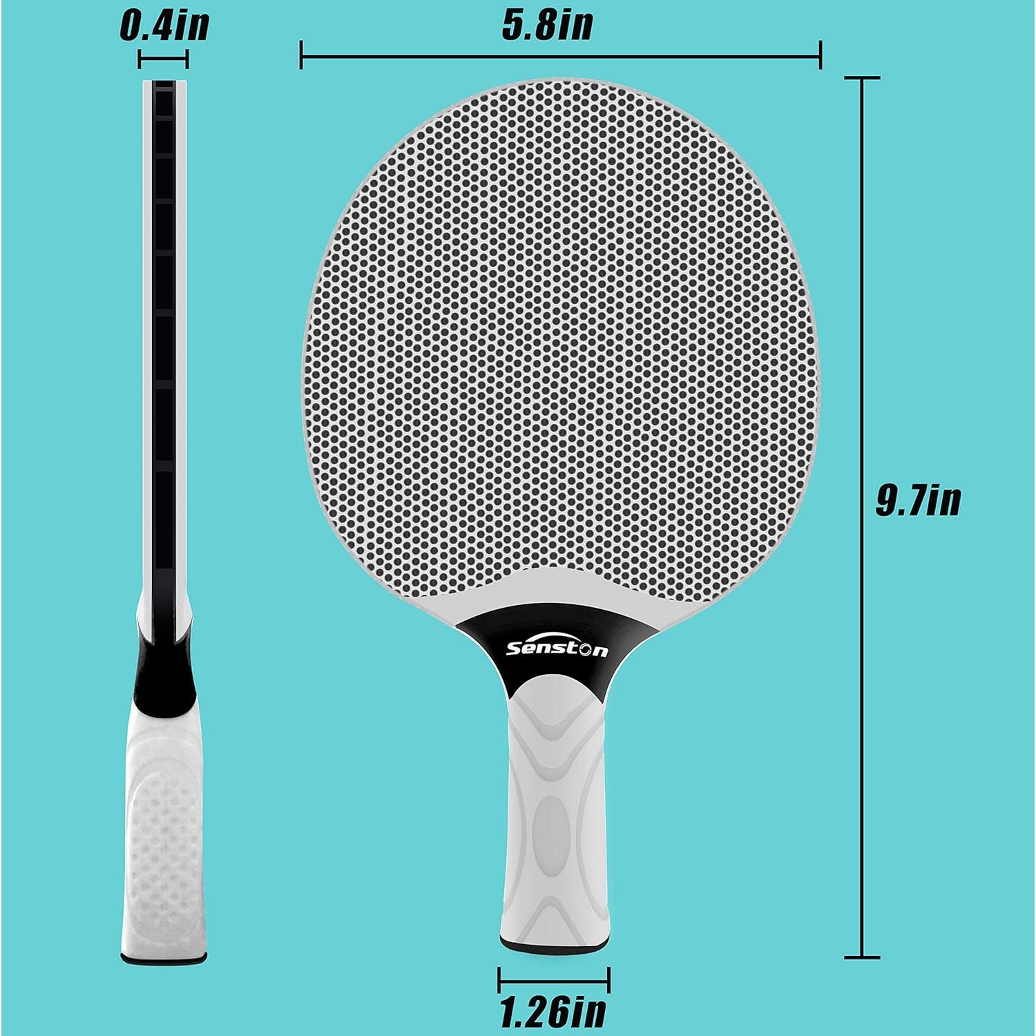 Set de 4 Palas de Tenis de Mesa Senston - Goma Profesional