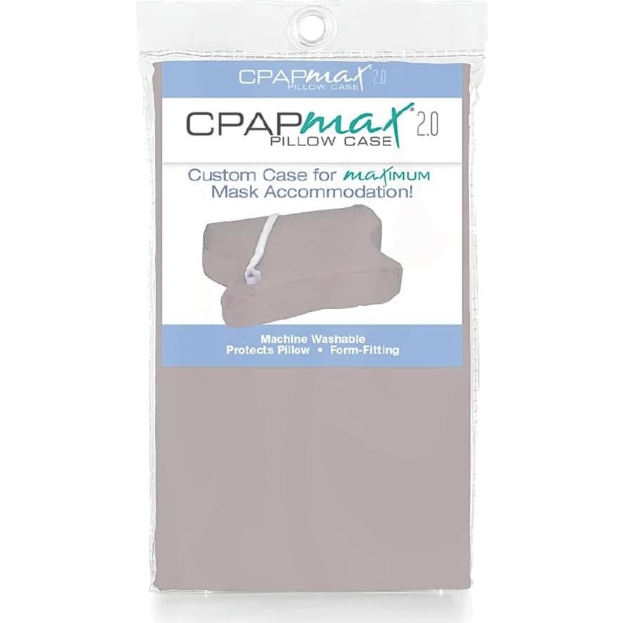 Funda de Almohada CPAPMax Contour 100% Algodón Beige 20x15cm