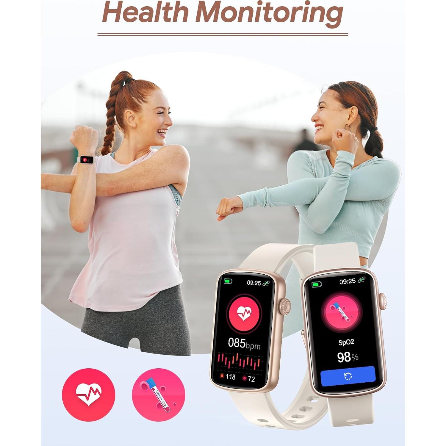 Reloj Inteligente RUIMEN Fitness Tracker IP68 1.47" Salud