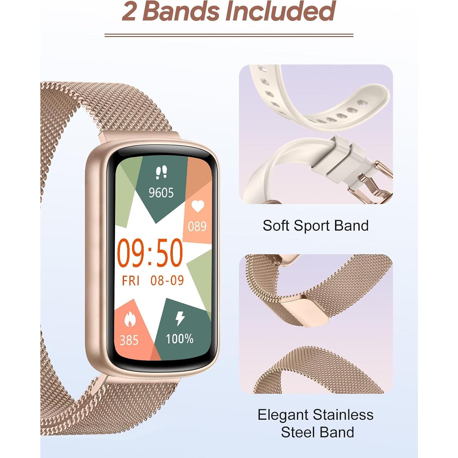 Reloj Inteligente RUIMEN Fitness Tracker IP68 1.47" Salud