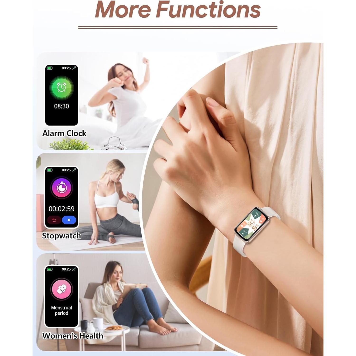 Reloj Inteligente RUIMEN Fitness Tracker IP68 1.47" Salud