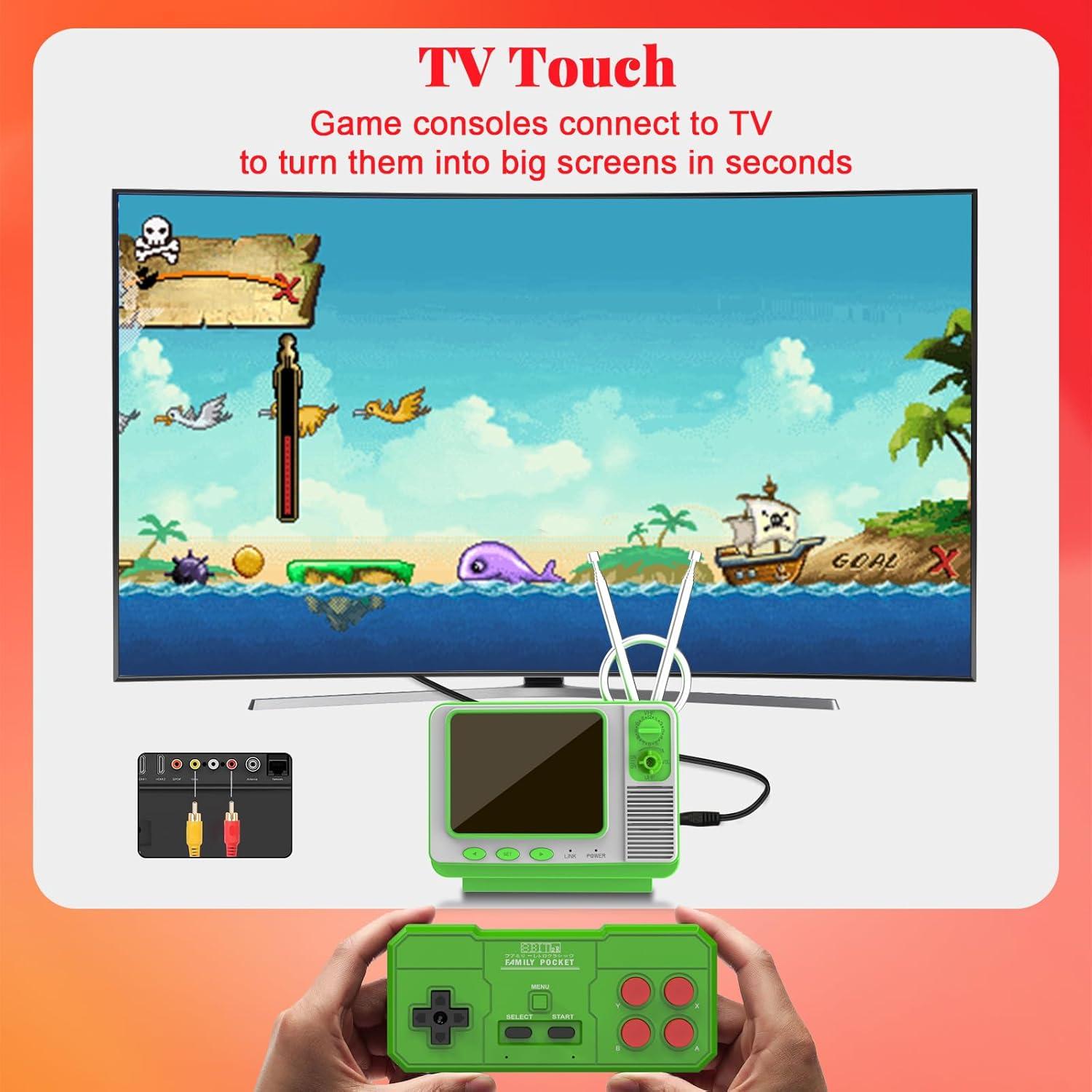 Consola de Juegos Retro EASEGMER 168 Juegos 3" Portátil