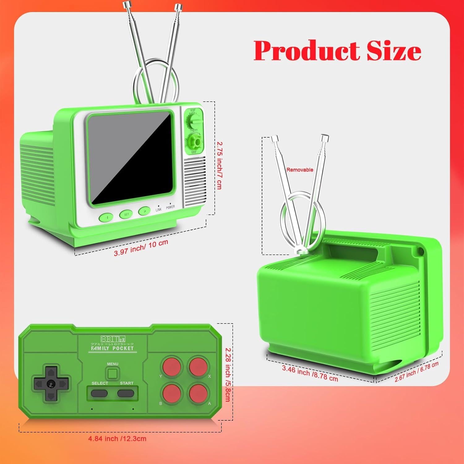 Consola de Juegos Retro EASEGMER 168 Juegos 3" Portátil