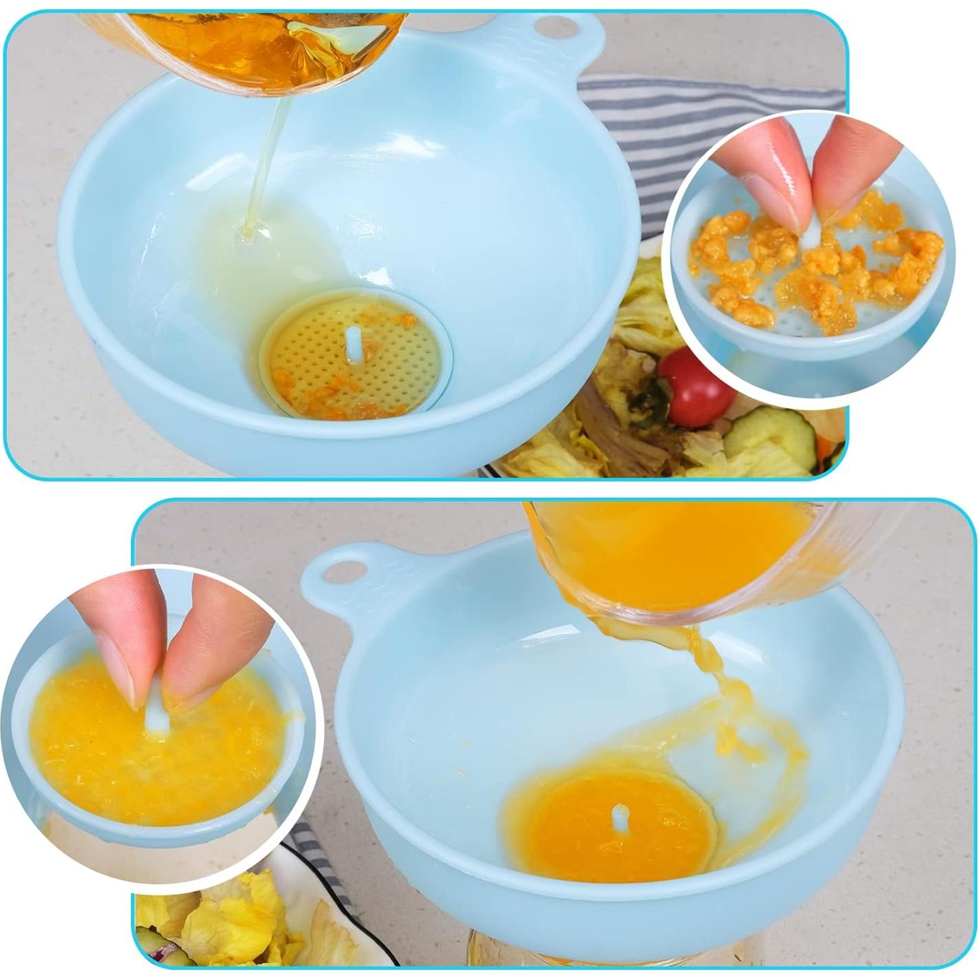 Embudo de Cocina BALIWELL de Plástico Alimenticio con 5 Picos