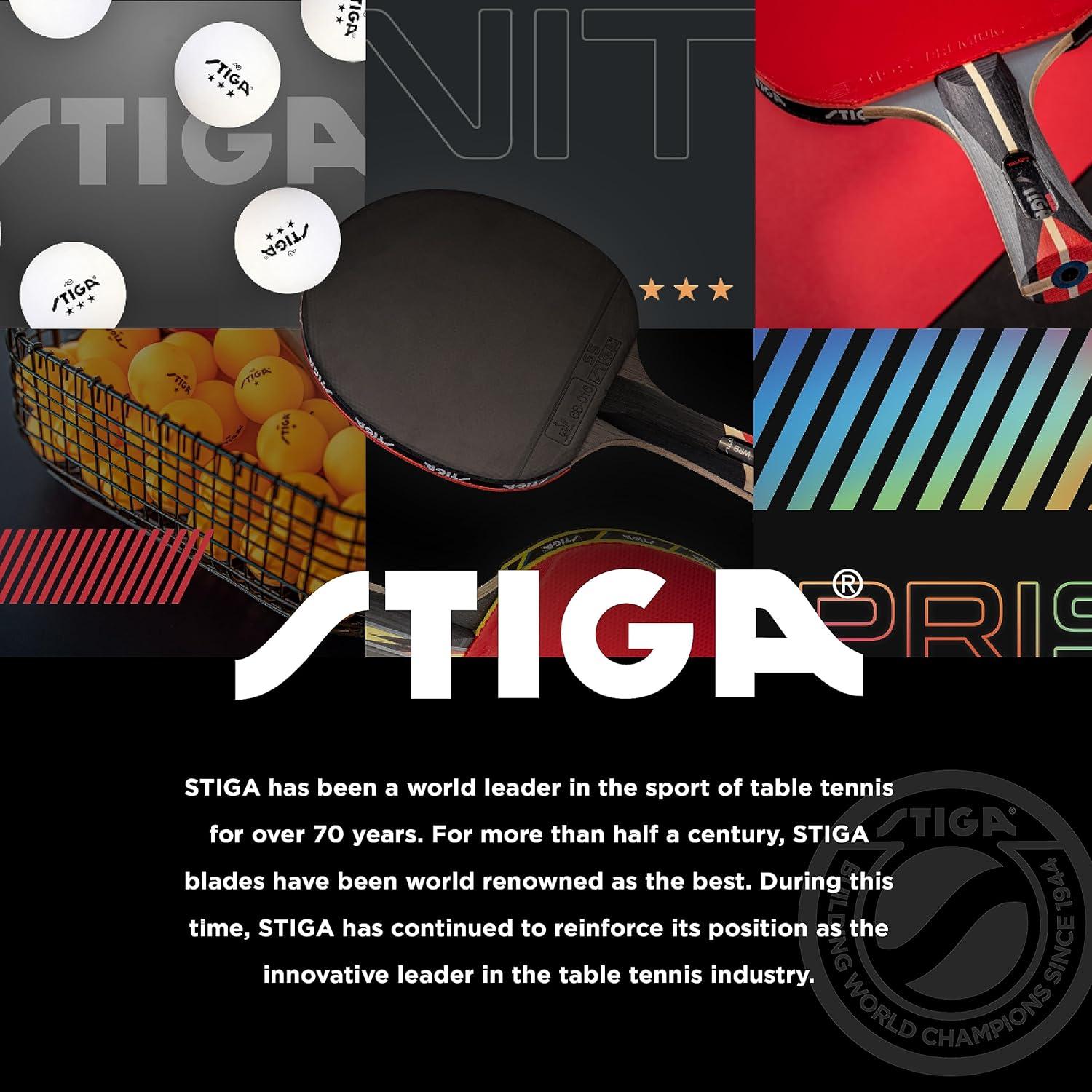 Raqueta de Tenis de Mesa STIGA Nitro - 6 Capas, 0.13 kg, 26.16 cm