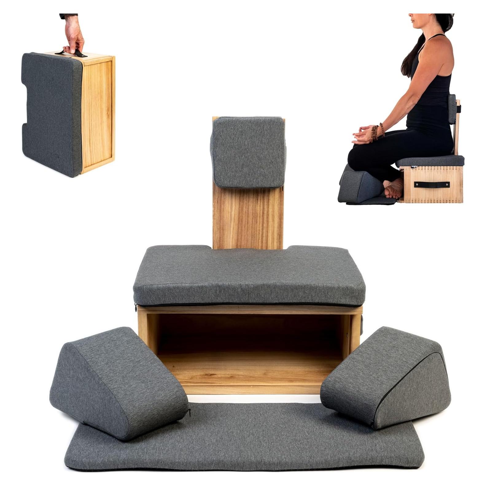 Silla de Meditación Ungloo Box con Soporte Acolchado