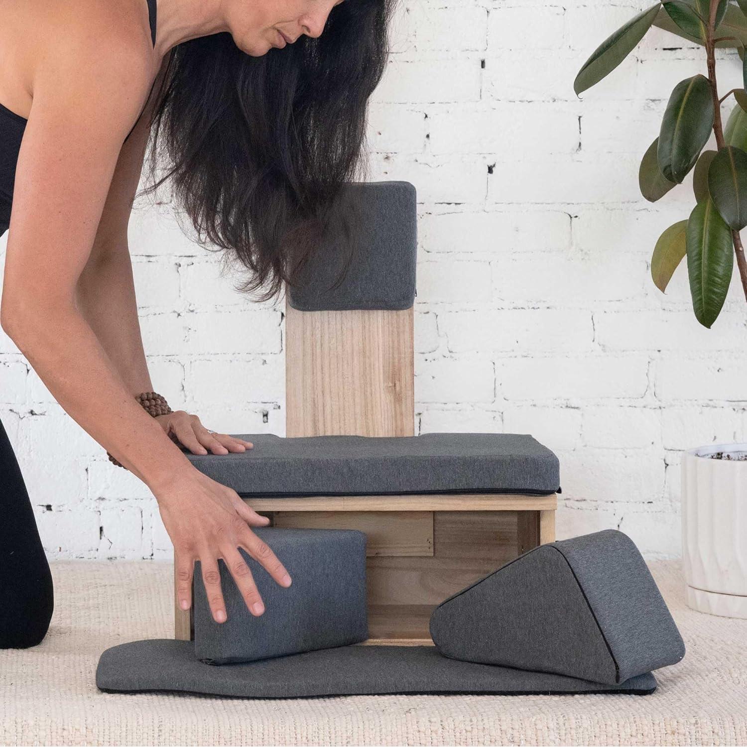 Silla de Meditación Ungloo Box con Soporte Acolchado