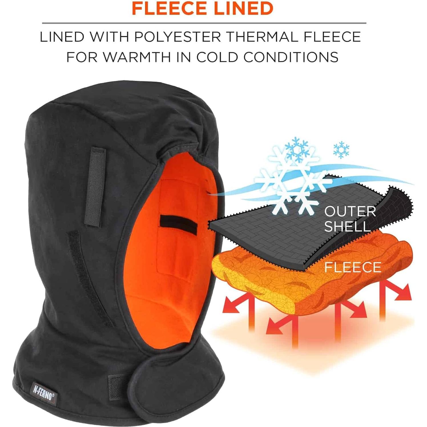 Forro de Invierno Ergodyne N-Ferno 6852 2 Capas Negro