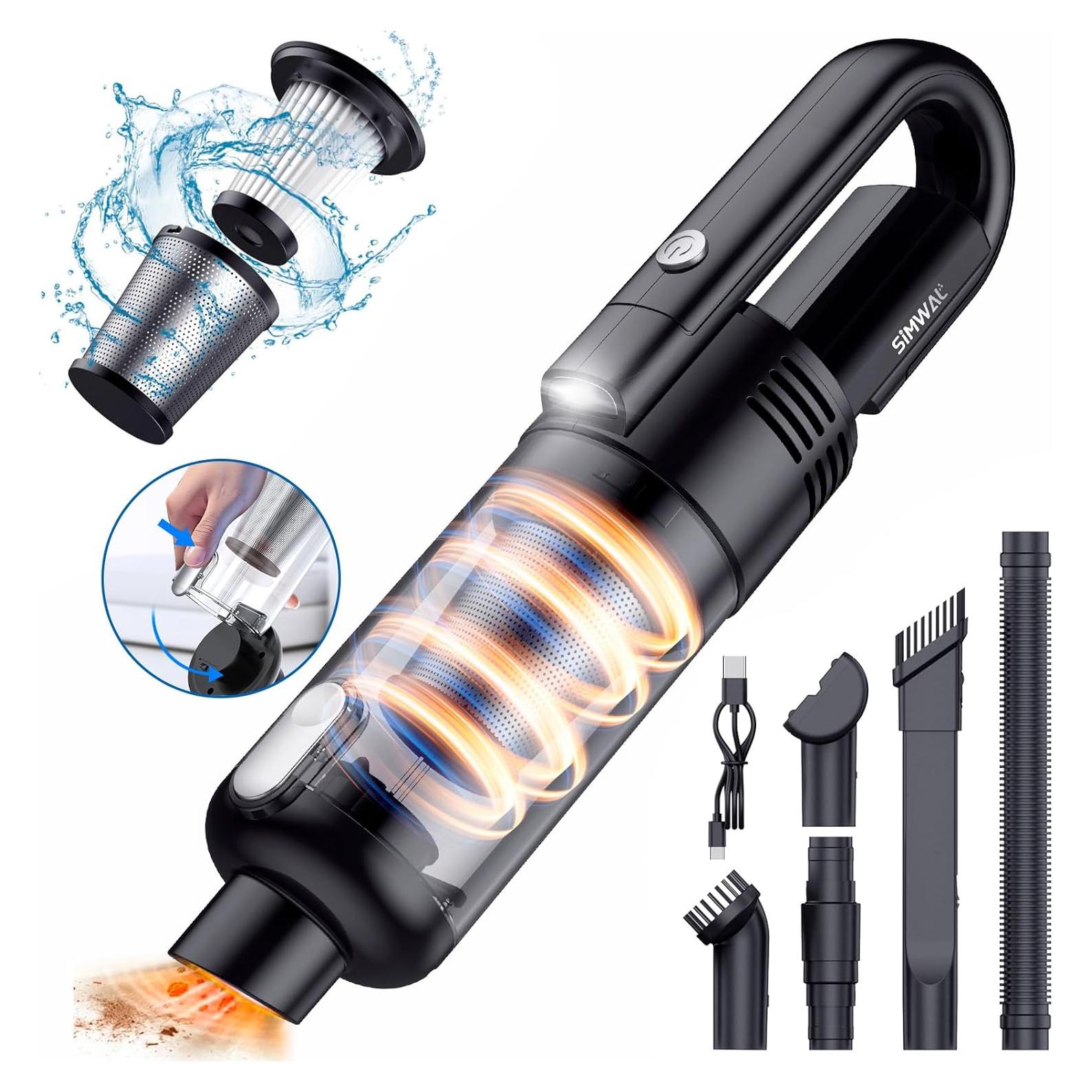 Aspiradora de Mano Inalámbrica SIMWAL SV01 9500Pa 0.55L