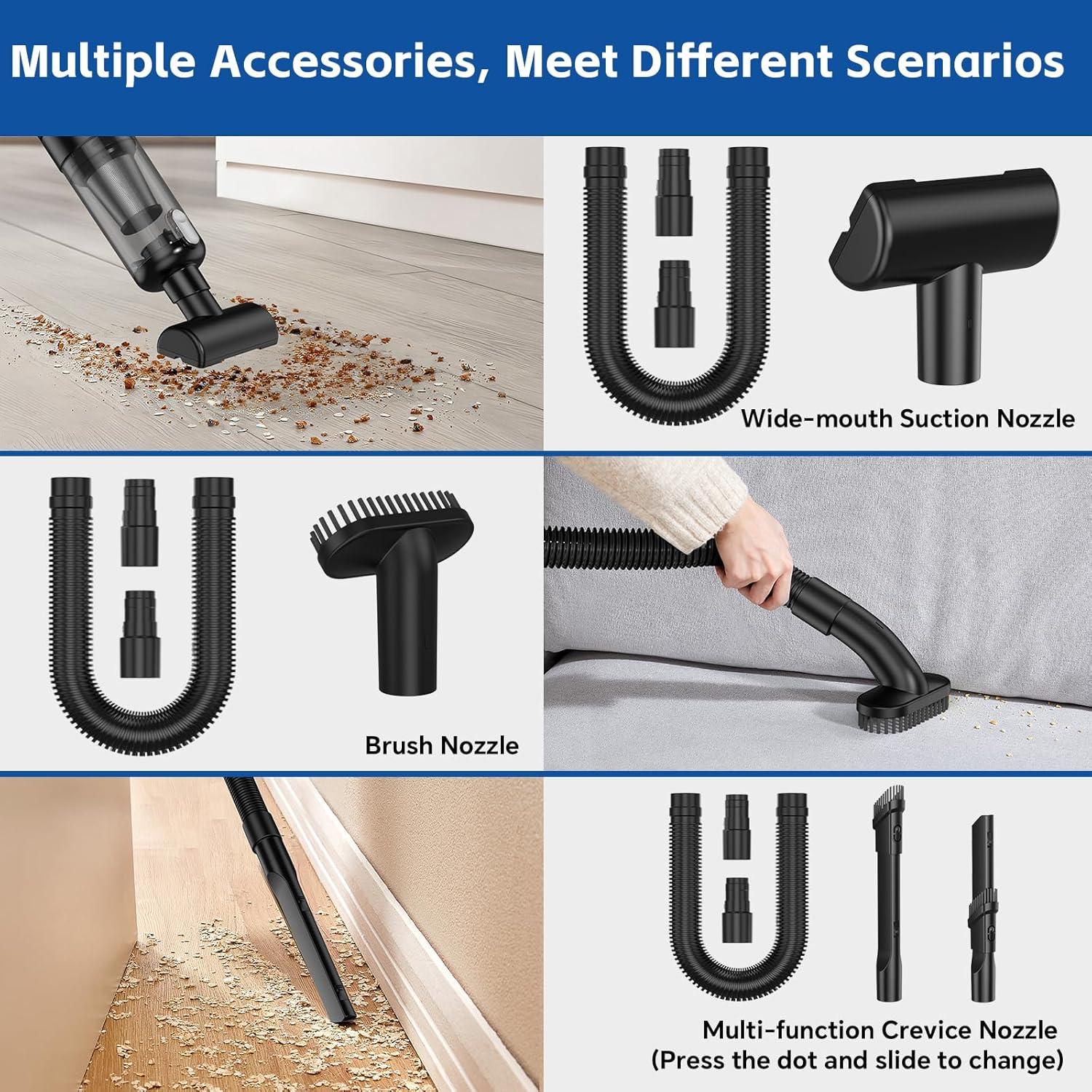 Aspiradora de Mano Inalámbrica SIMWAL SV01 9500Pa 0.55L