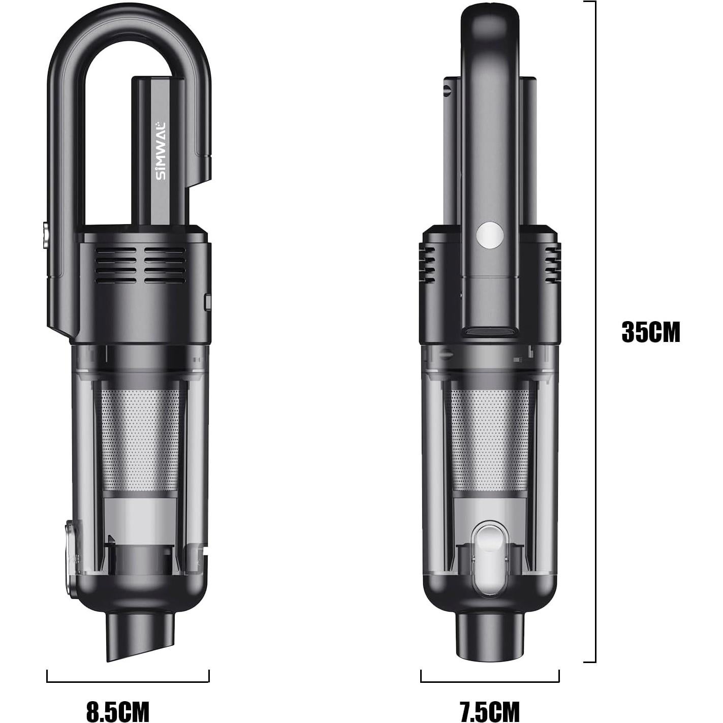 Aspiradora de Mano Inalámbrica SIMWAL SV01 9500Pa 0.55L