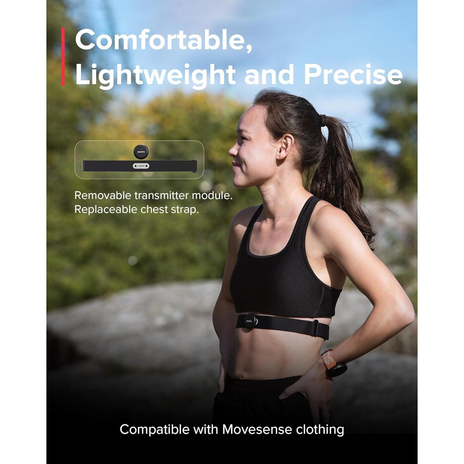 Cinturón de Frecuencia Cardíaca Inteligente SUUNTO Negro 500H