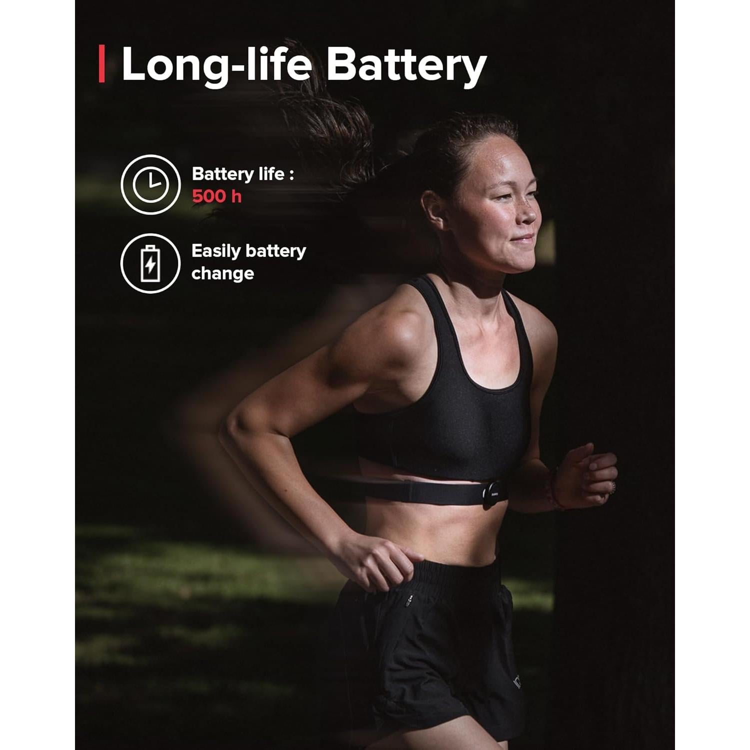 Cinturón de Frecuencia Cardíaca Inteligente SUUNTO Negro 500H