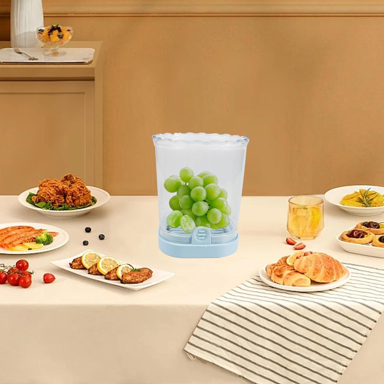 Cortador de Frutas Votuyet Azul Claro 7.5 cm Acero Inoxidable