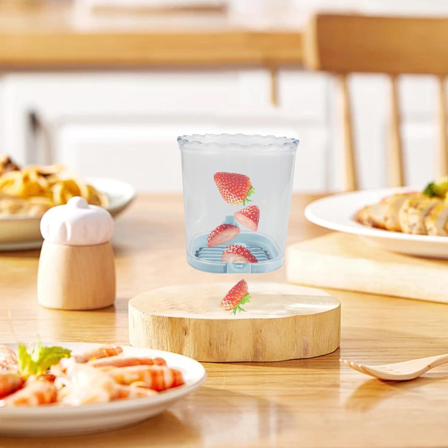 Cortador de Frutas Votuyet Azul Claro 7.5 cm Acero Inoxidable