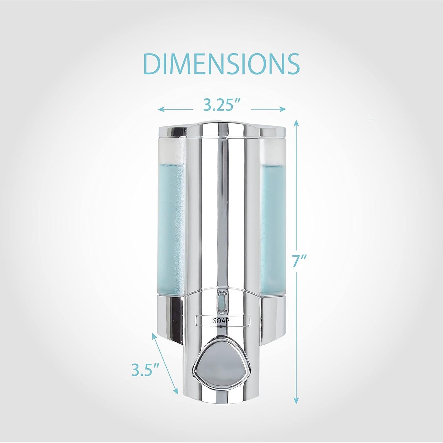 Dispensador de Jabón y Desinfectante Mejores Vida 76140-1 Cromo