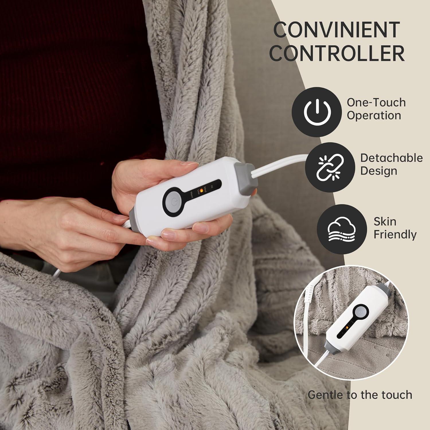 Manta Eléctrica McJaw 127x152cm con 4 Niveles de Calor