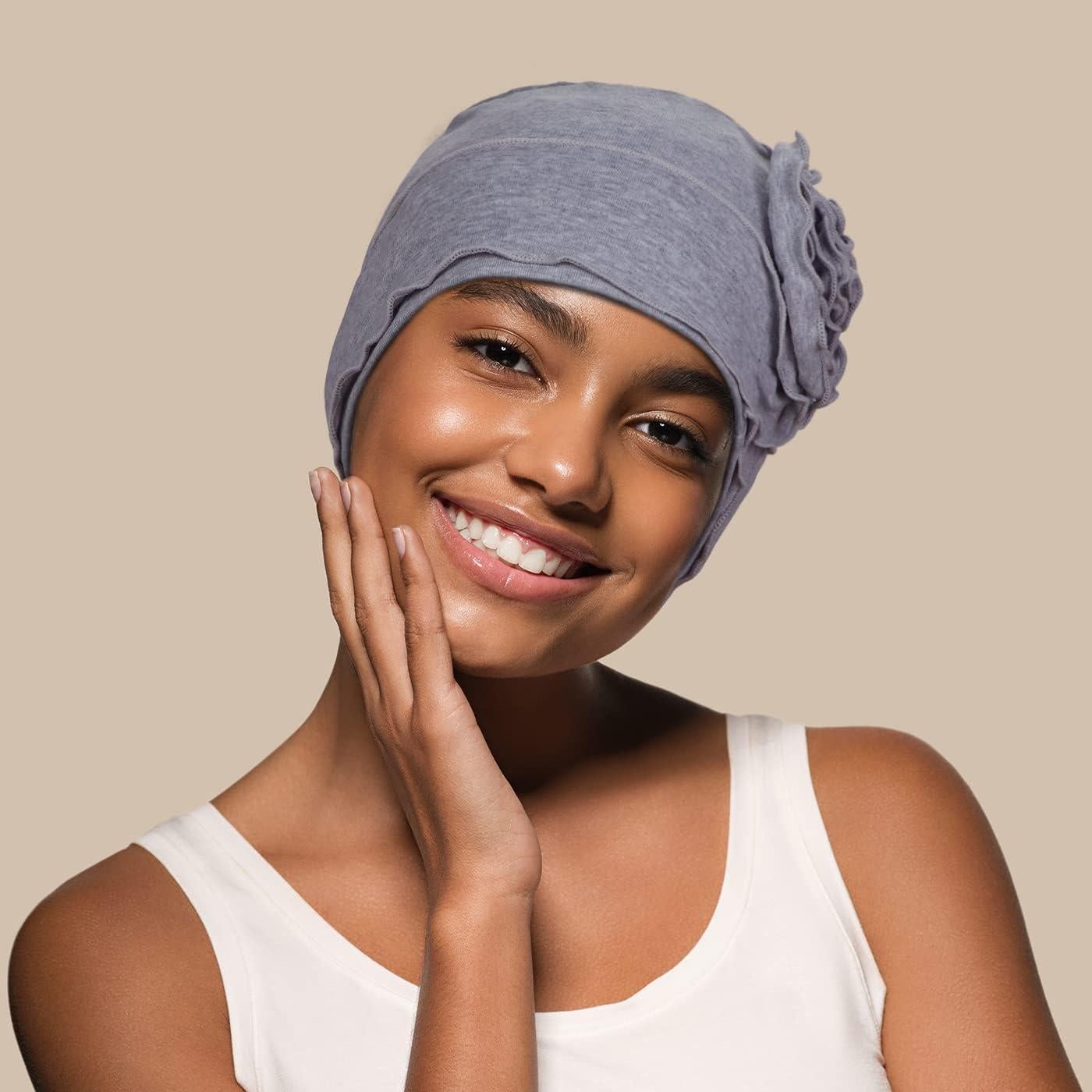 Turbante AIPESL 2 Piezas Algodón Suave para Quimioterapia