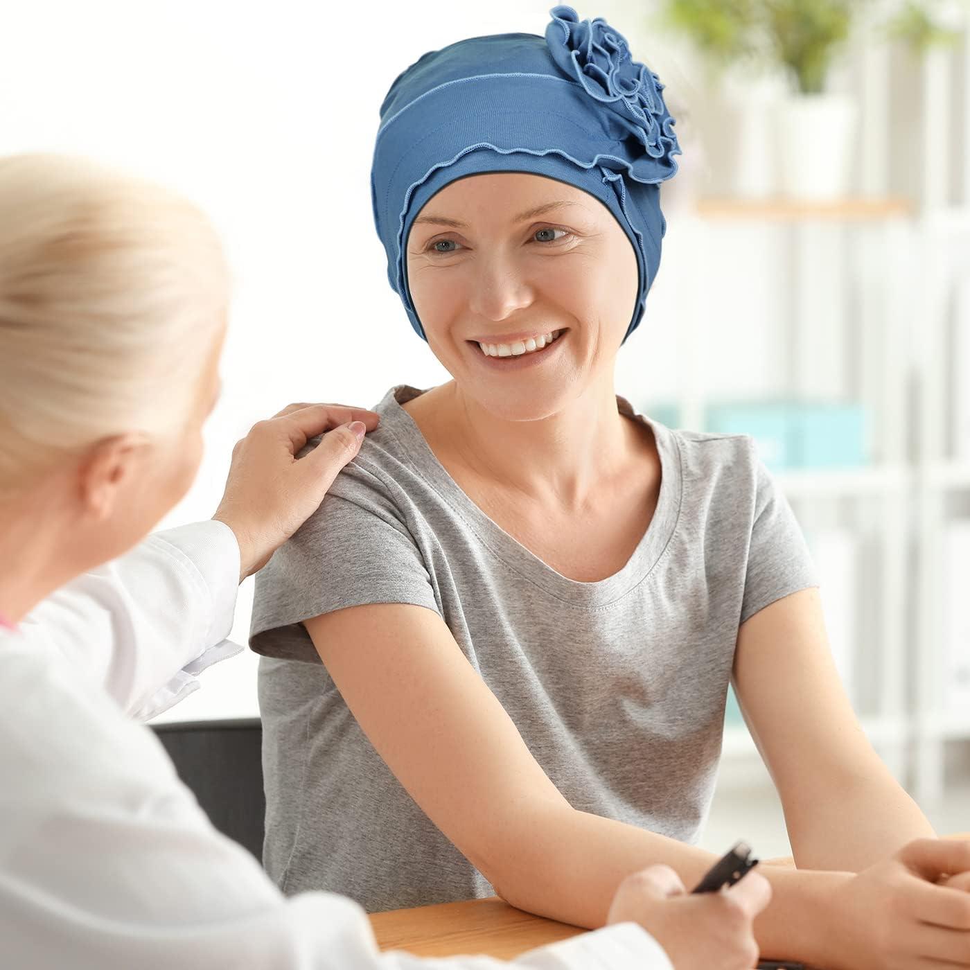 Turbante AIPESL 2 Piezas Algodón Suave para Quimioterapia