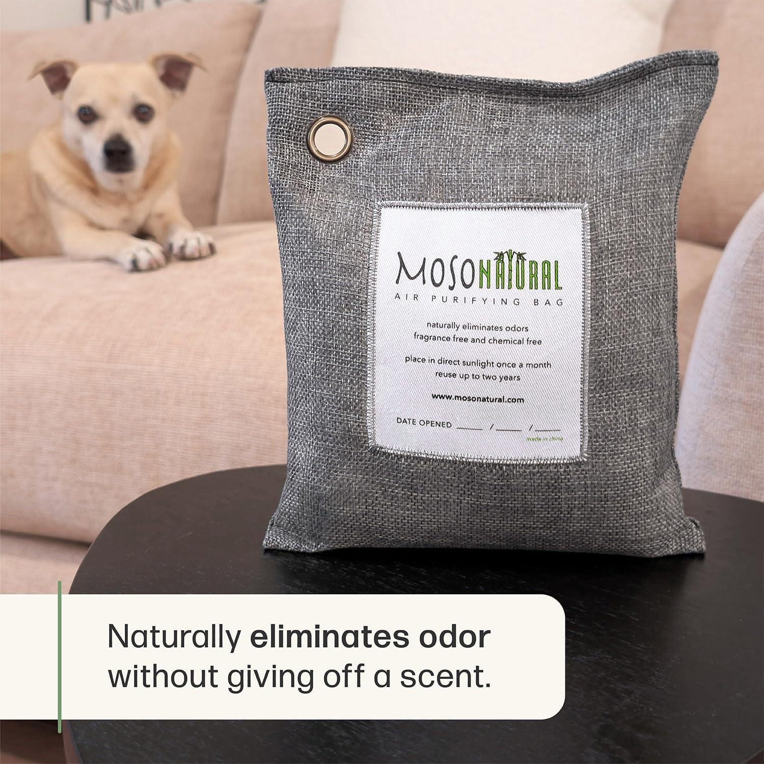 Bolsa Purificadora de Aire Moso 500g (2 Paquete) Carbón de Bambú