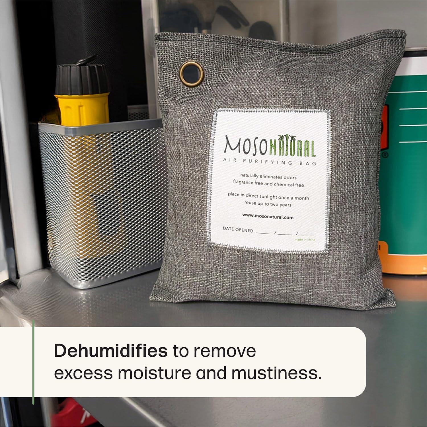 Bolsa Purificadora de Aire Moso 500g (2 Paquete) Carbón de Bambú