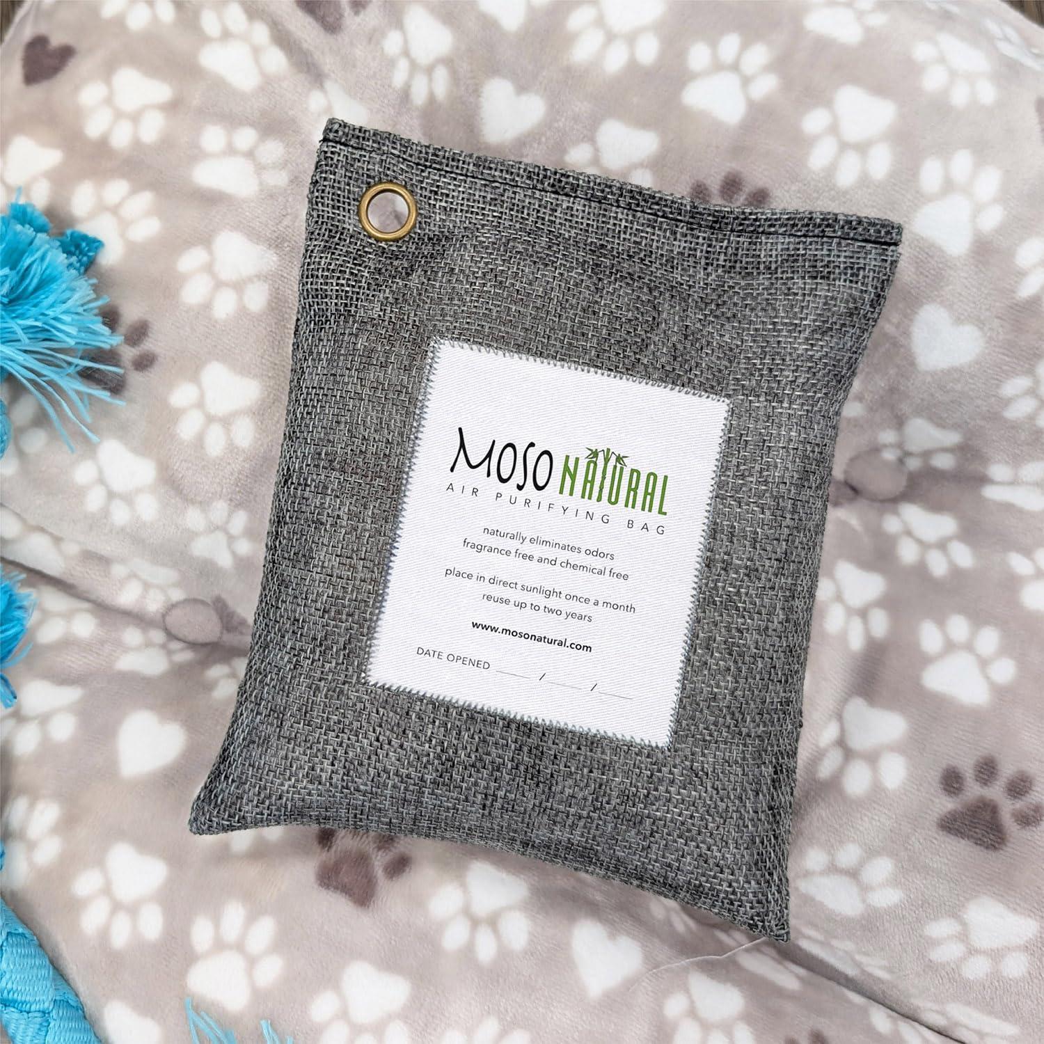 Bolsa Purificadora de Aire Moso 500g (2 Paquete) Carbón de Bambú