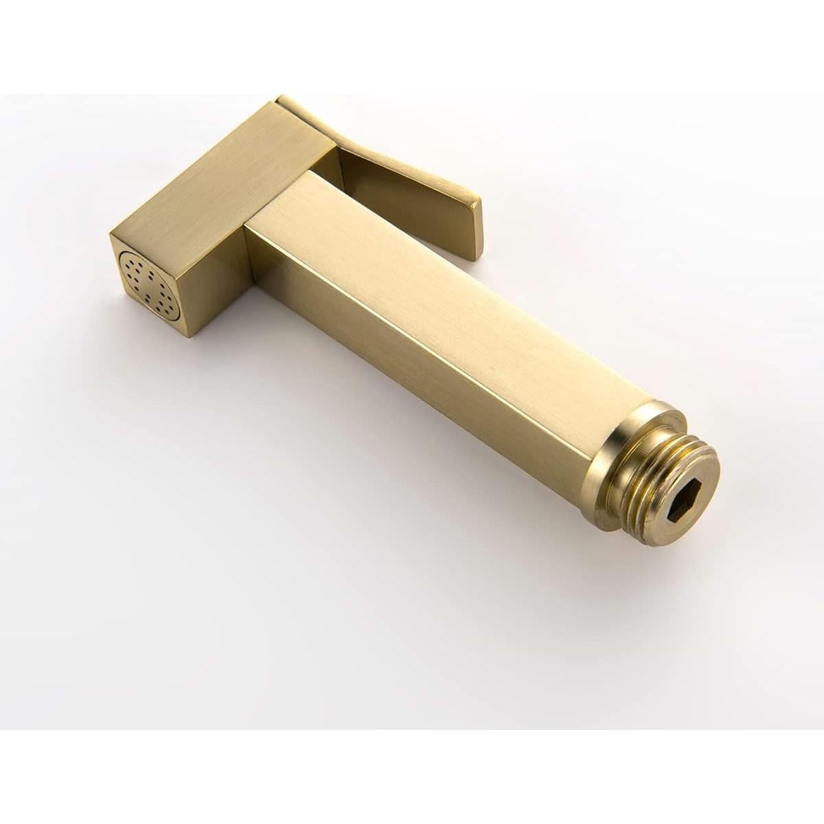 Rociador de Bidet de Mano Gaosin Oro Cepillado Agua Caliente