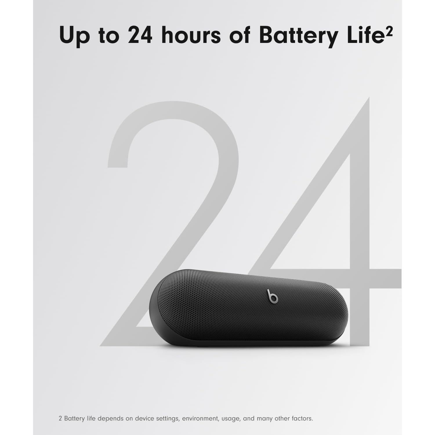 Beats Pill - Altavoz Bluetooth Portátil - 24H Batería - Negro