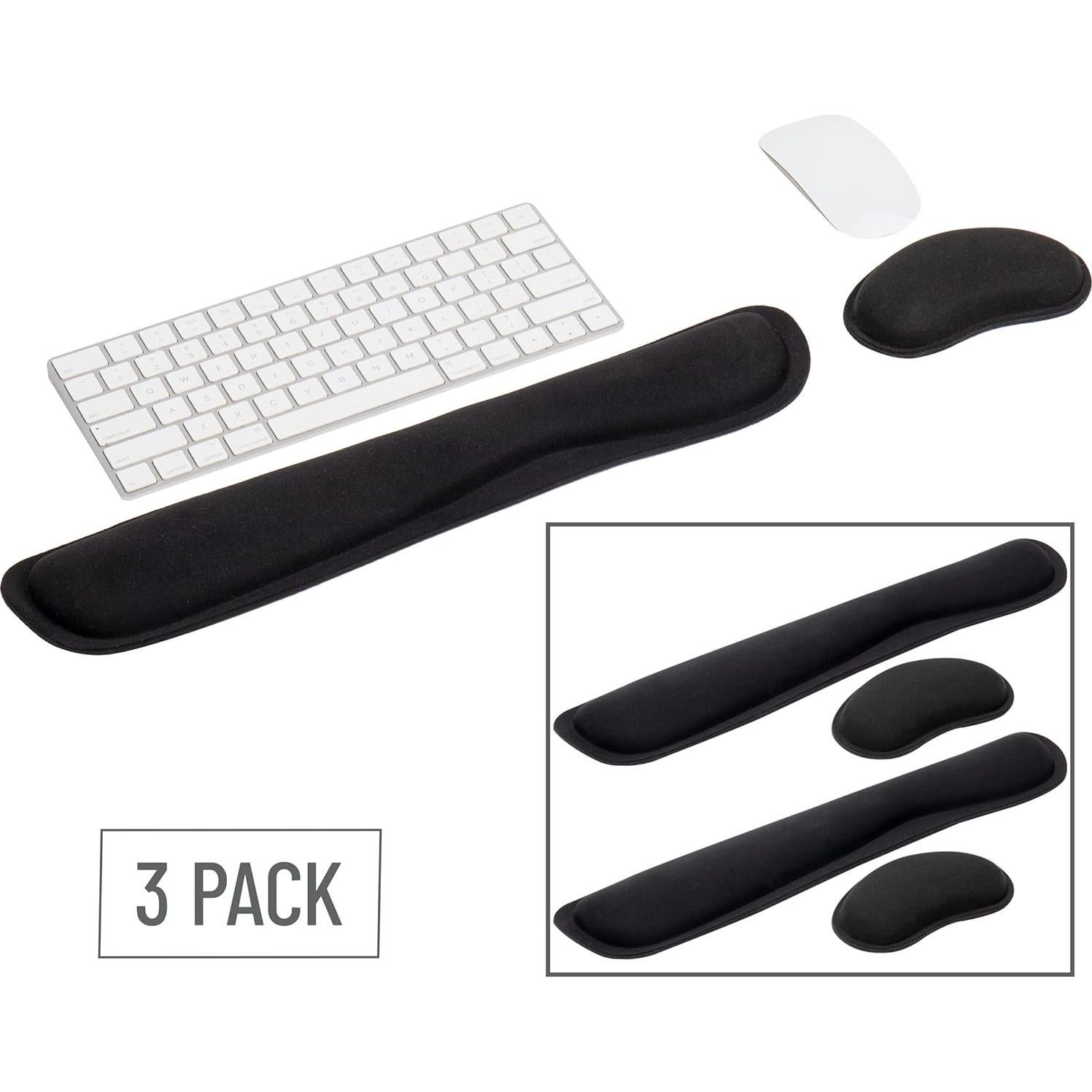 Conjunto de Reposamuñecas Ergonómicos Mind Reader, 3 pcs