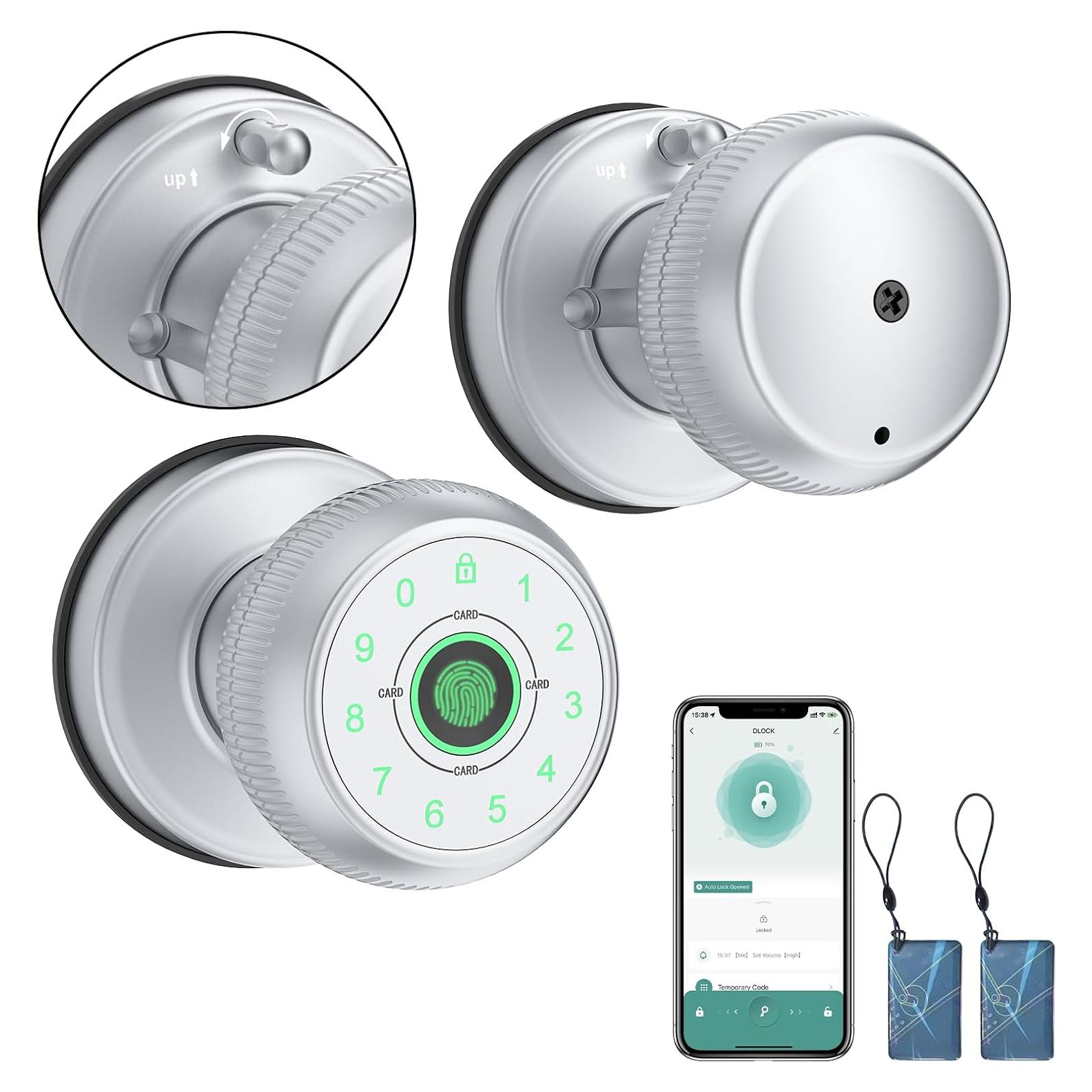 Cerradura Inteligente Gavdhe con Huella Dactilar y Teclado