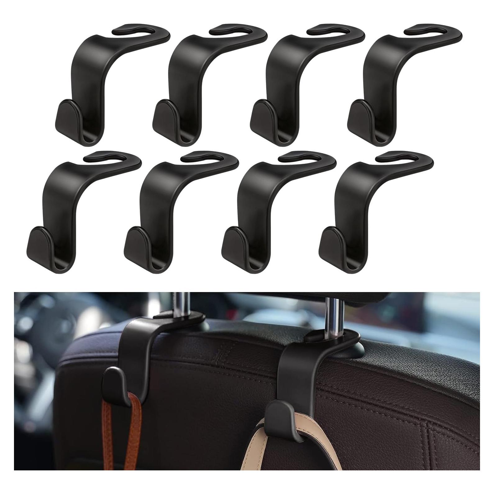 Paquete de 8 Ganchos para Reposacabezas MEALAM - Negro