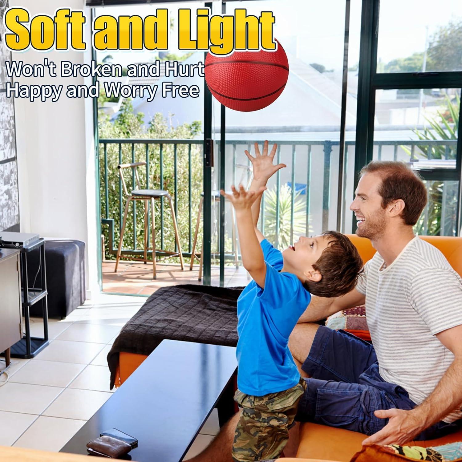 Set de 4 Balones de Baloncesto Mini Anzmtosn 17,78 cm