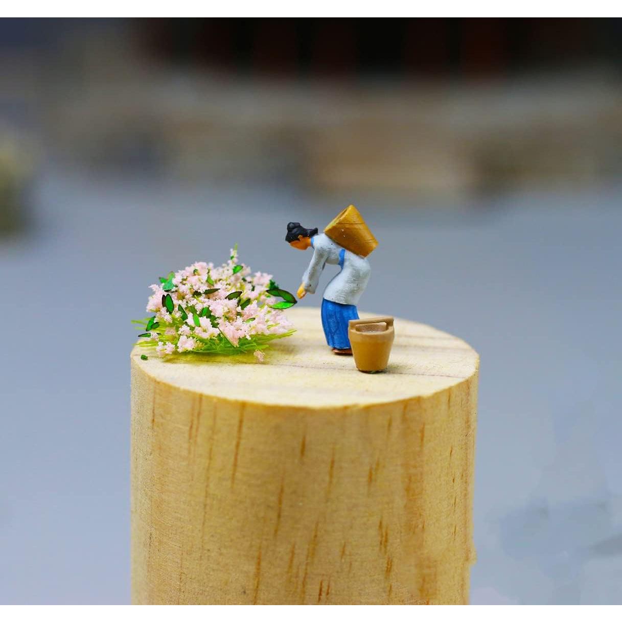 Kit 63 Pcs Hierba Estática y Flores - Warmtree