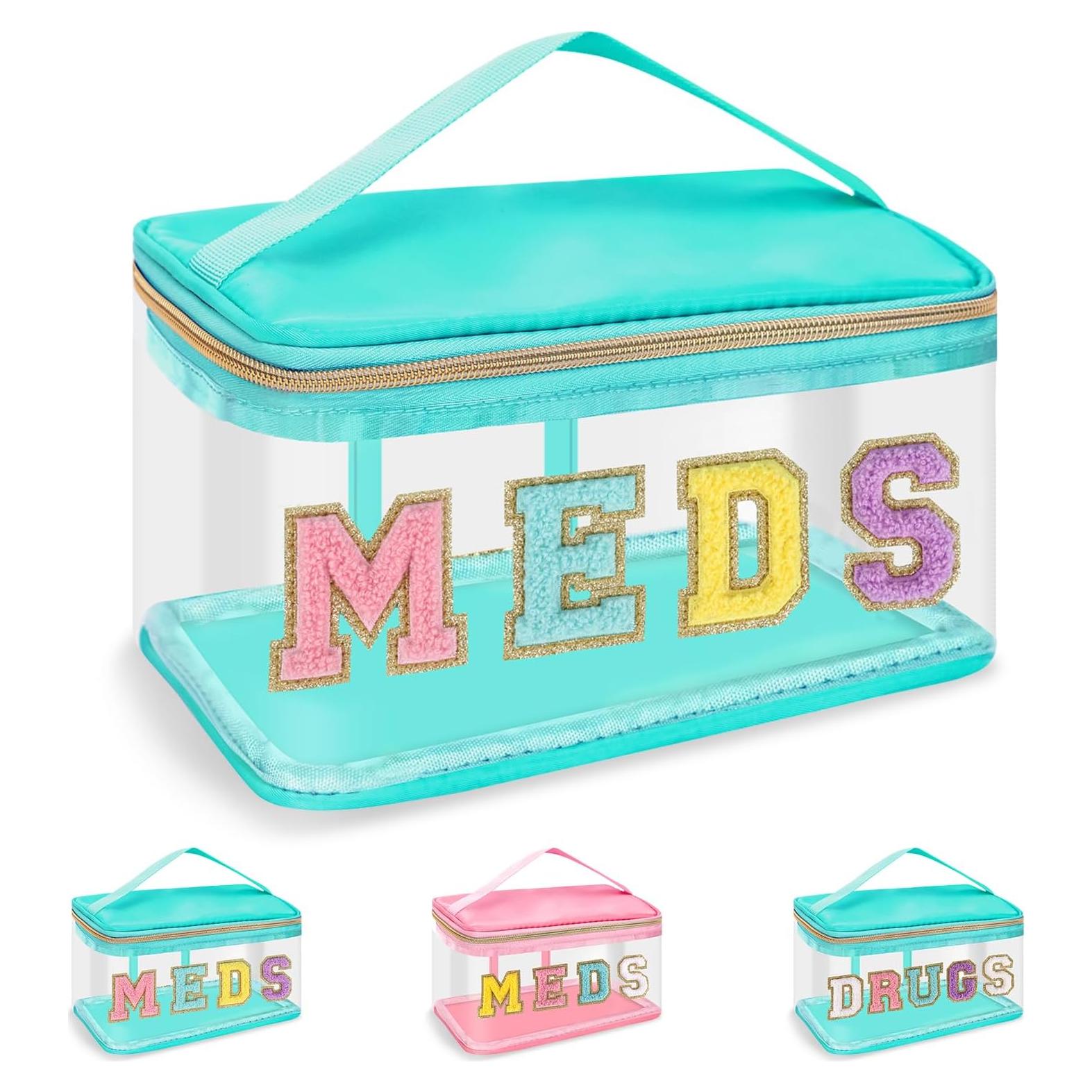 Bolsa de Maquillaje Iqimott Verde Impermeable 22.86x14.48 cm