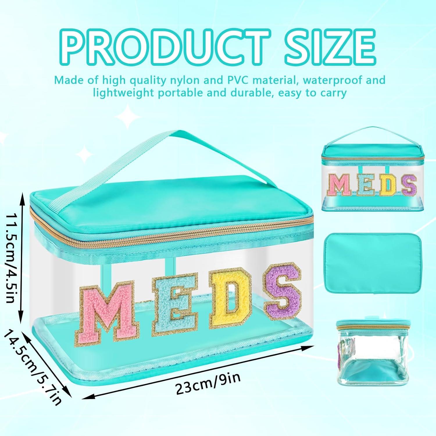 Bolsa de Maquillaje Iqimott Verde Impermeable 22.86x14.48 cm