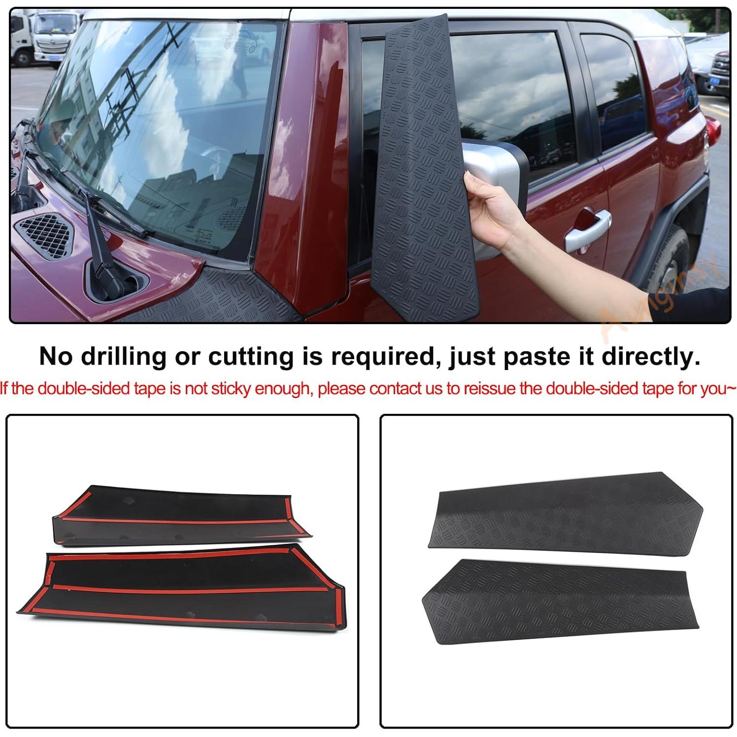 Cubierta A-Pilar Toyota FJ Cruiser 2007-2021 Aunginsy ABS