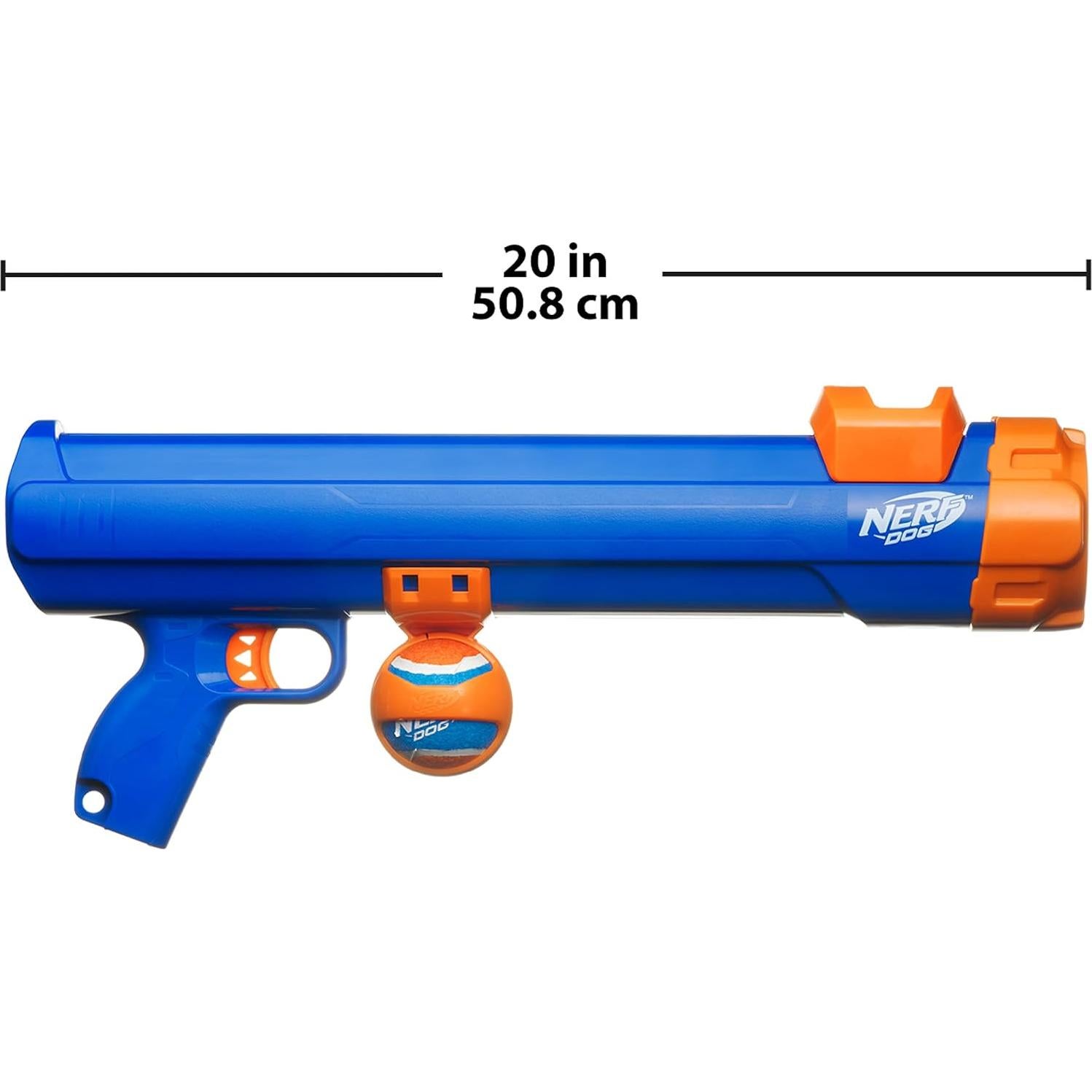 Blaster Nerf Dog Grande con 4 Pelotas para Perros
