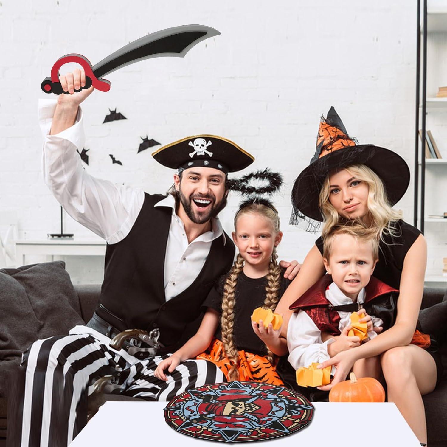 Juego de Espadas y Escudos de Juguete Richness - 2 Conjuntos Pirata