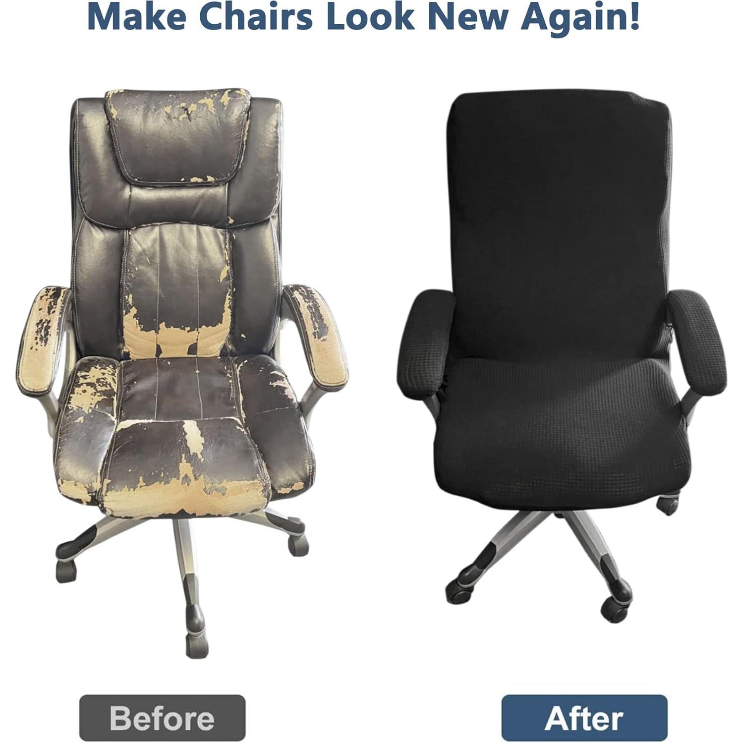 Funda de Silla Melaluxe Universal con Fundas Reposabrazos - Rojo