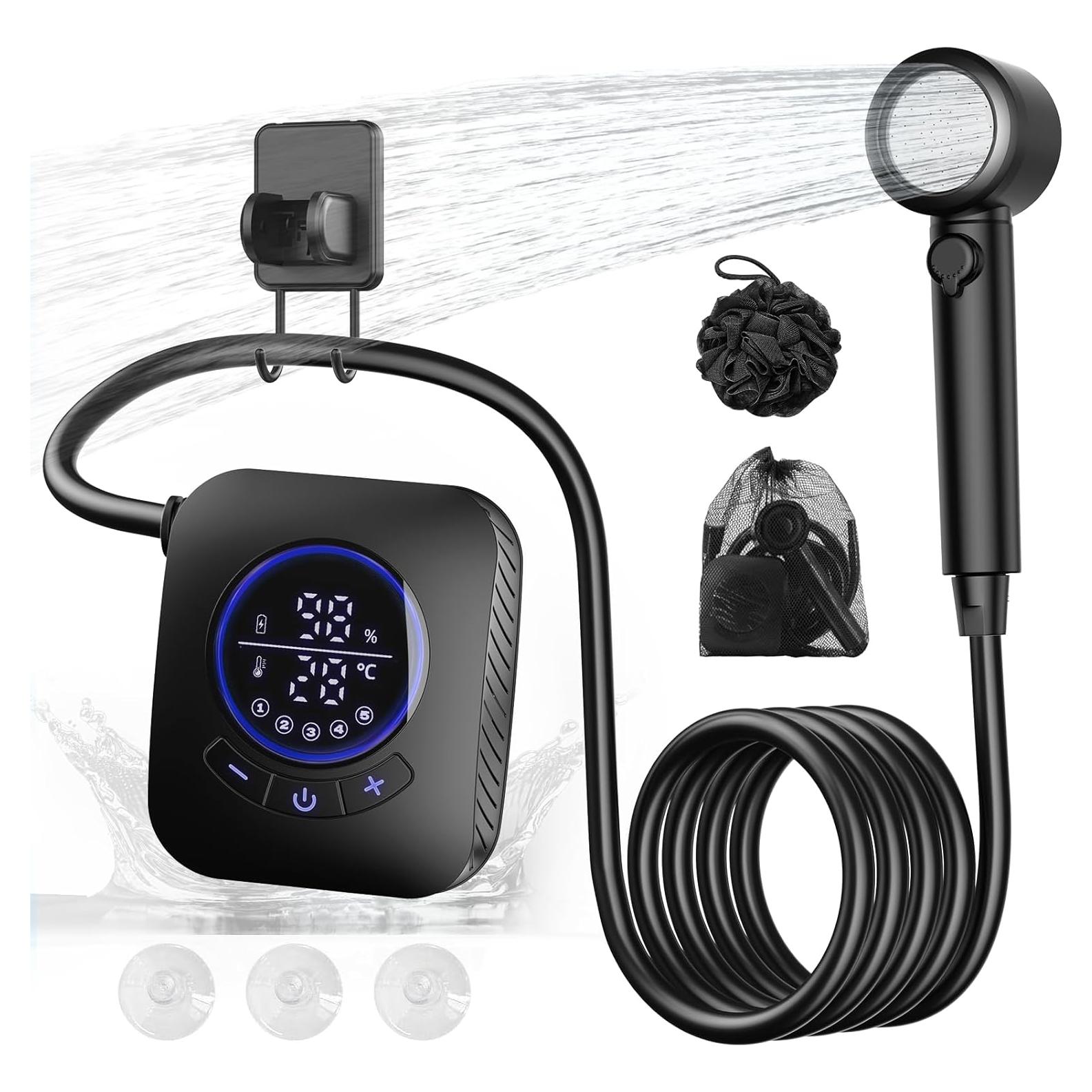 Ducha Portátil IGRL A2501 Recargable 8000mAh 6L/min IPX8