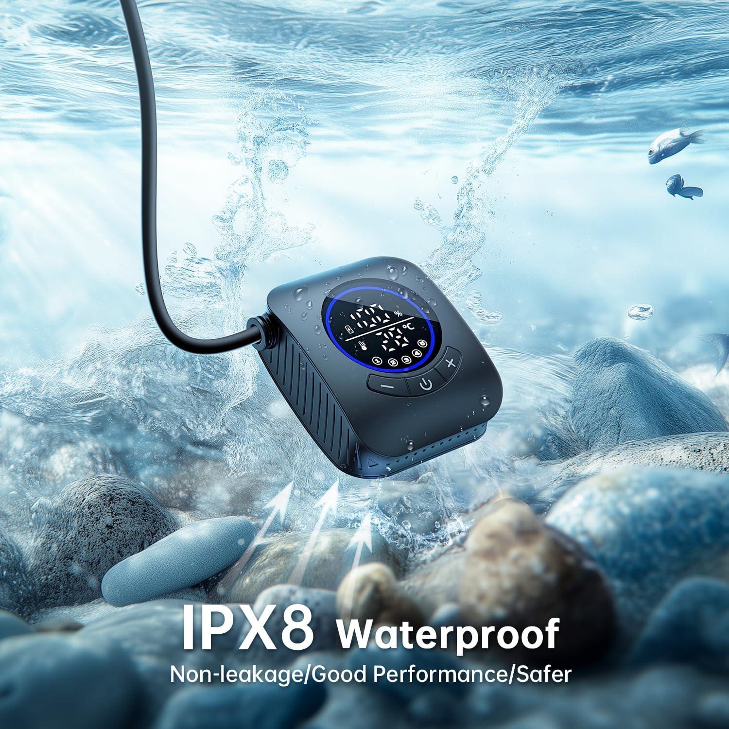 Ducha Portátil IGRL A2501 Recargable 8000mAh 6L/min IPX8