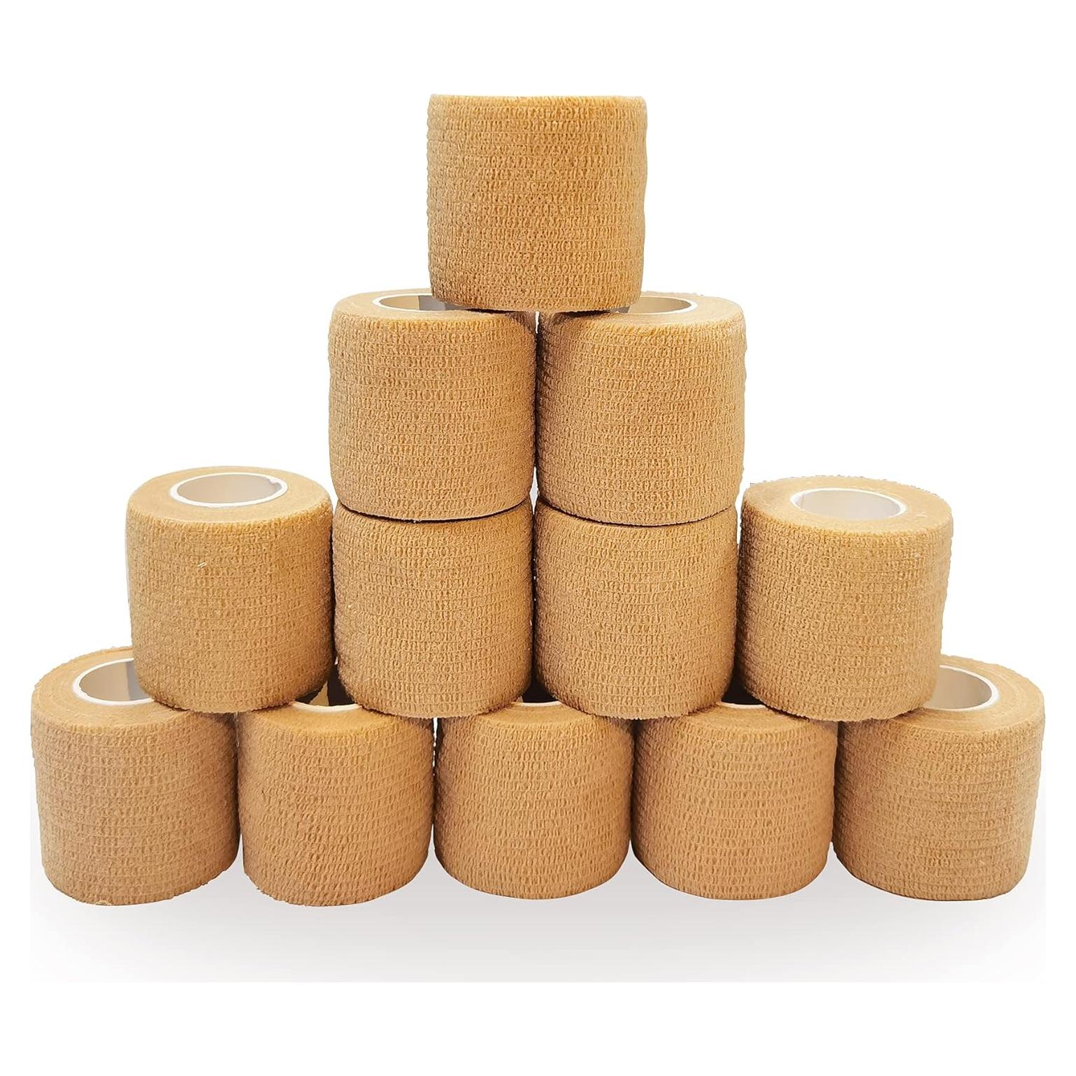 Cinta Cohesiva Autoadherente Superbe 12 Rollos 5cm x 4.57m